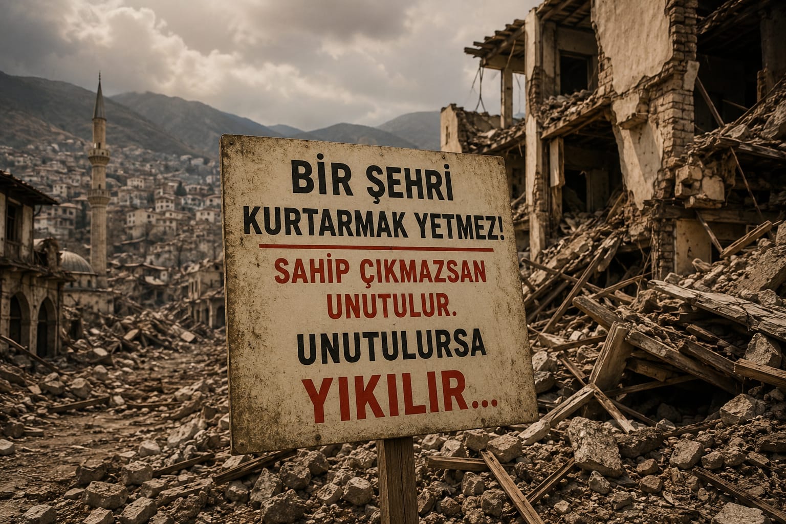 BİR ŞEHRİ KURTARMAK YETMEZ