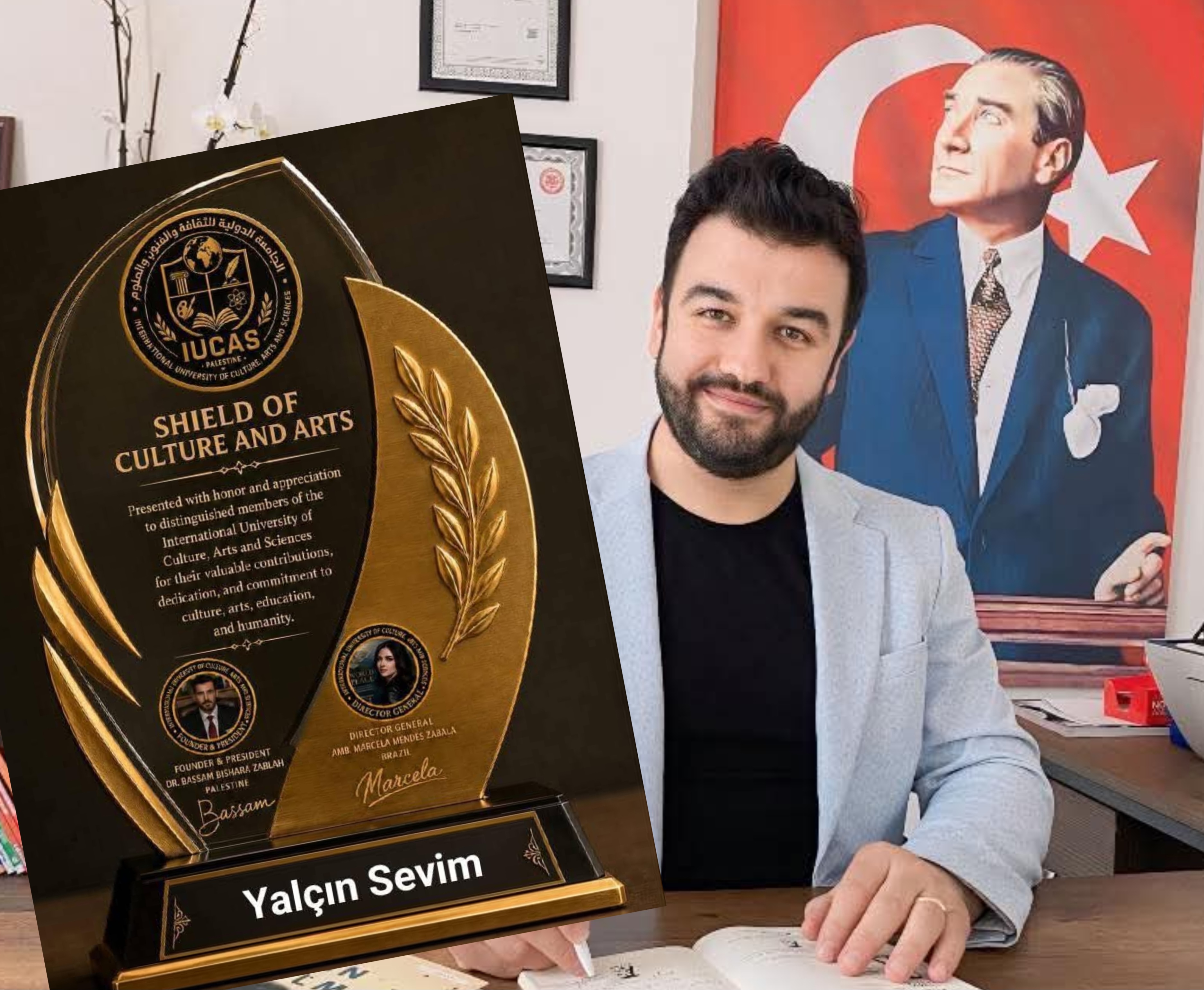 Yalçın Sevim’e Uluslararası Ödül...