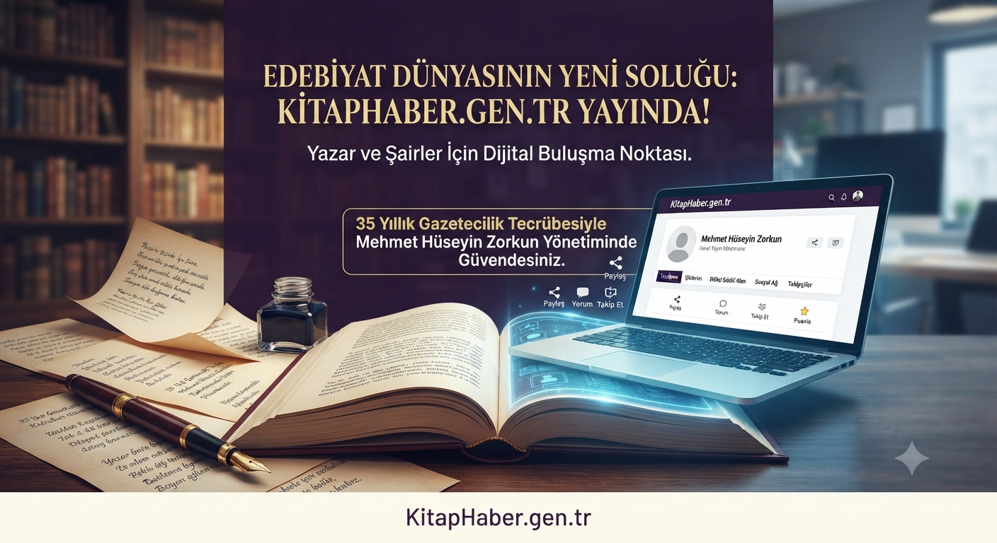 ​Edebiyat Dünyasının Yeni Soluğu: KitapHaber.gen.tr Yayında!