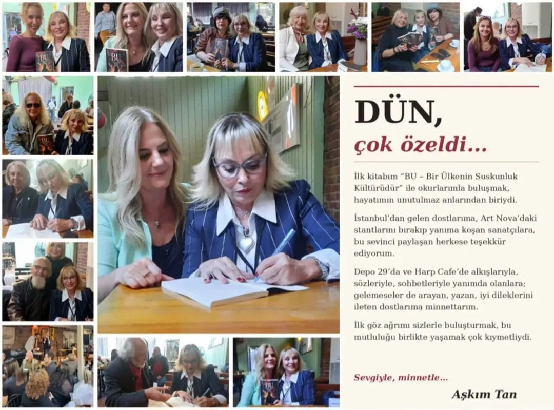 Aşkım Tan Okurlarıyla Buluştu: "BU" Kitabına Yoğun İlgi!
