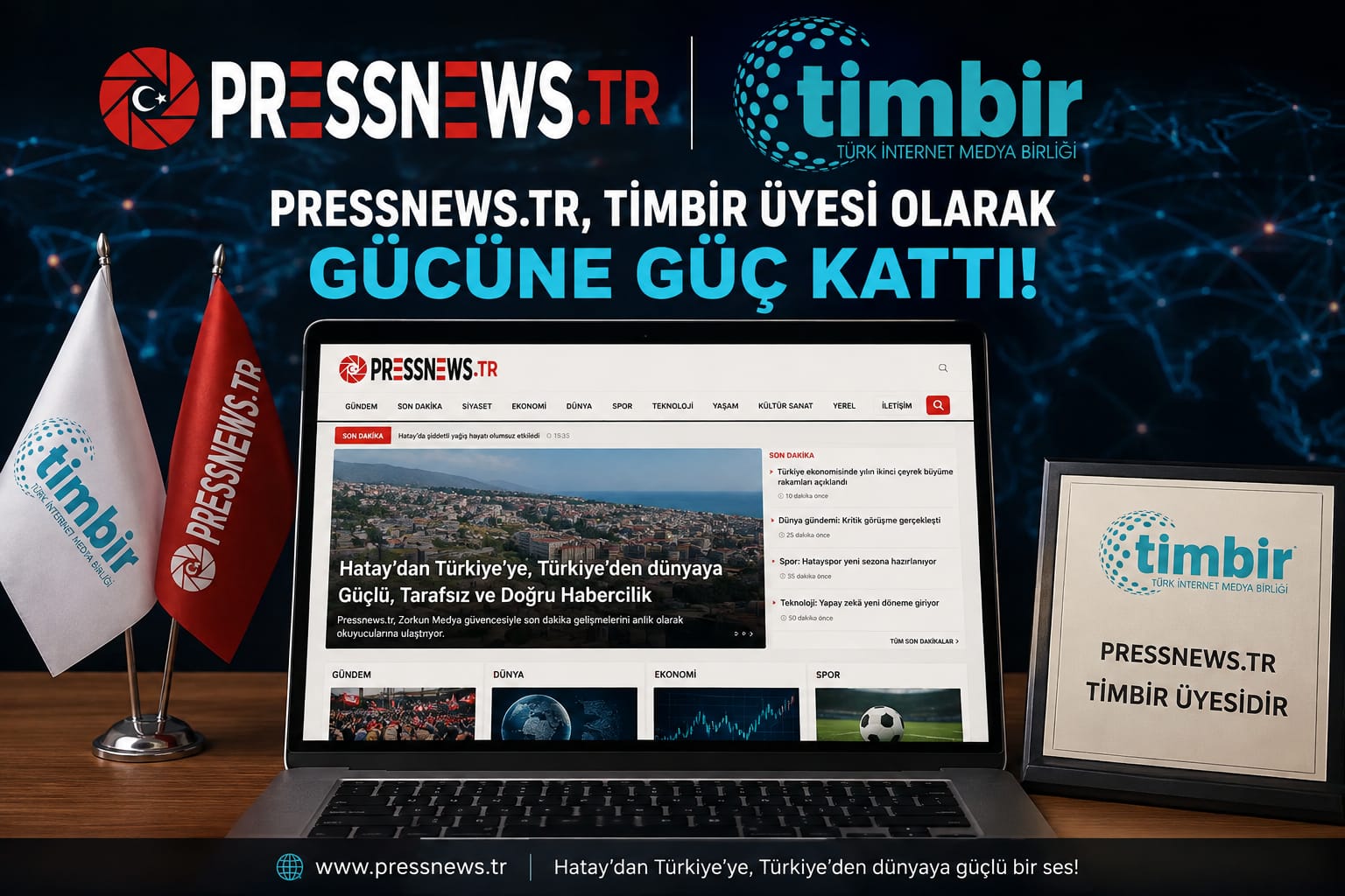 PRESSNEWS.TR, TİMBİR Üyeliğiyle Dijital Medyadaki Gücünü Pekiştirdi...
