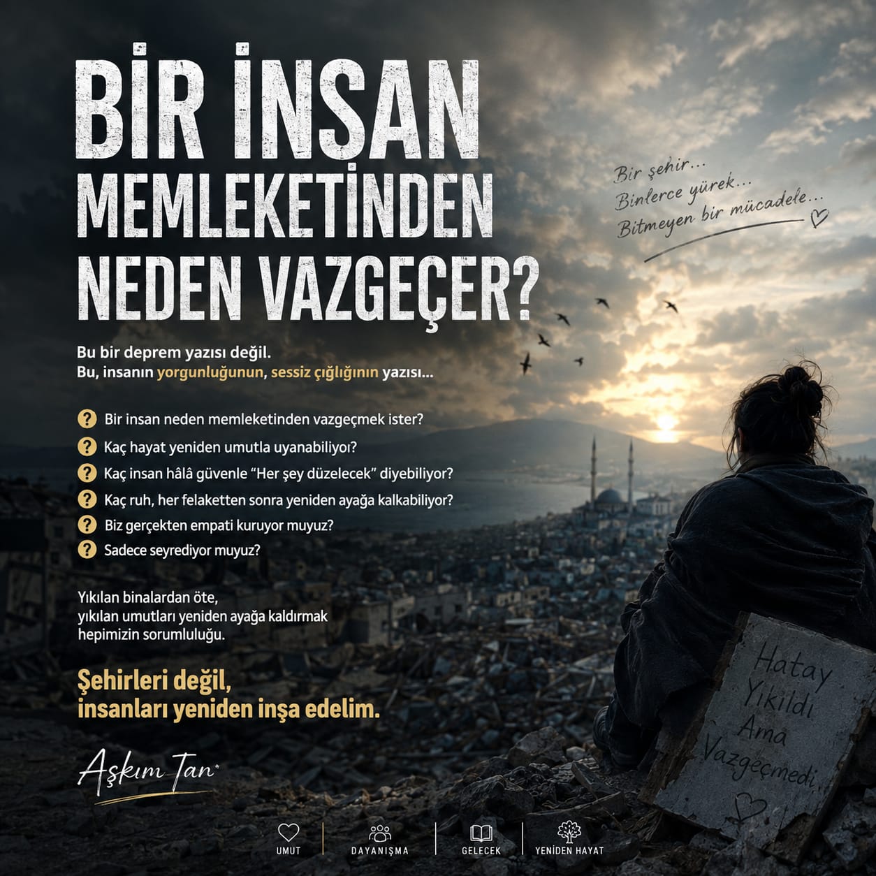 BİR İNSAN MEMLEKETİNDEN NEDEN VAZGEÇER?