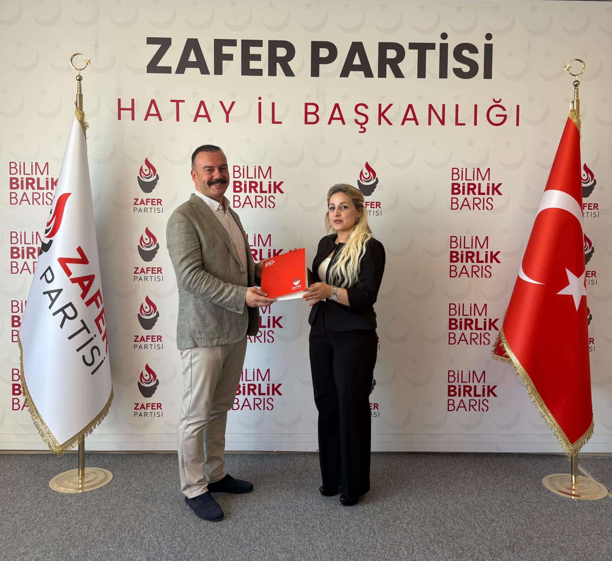 Deniz Kaya Zafer Partisi İskenderun İlçe Başkanı oldu