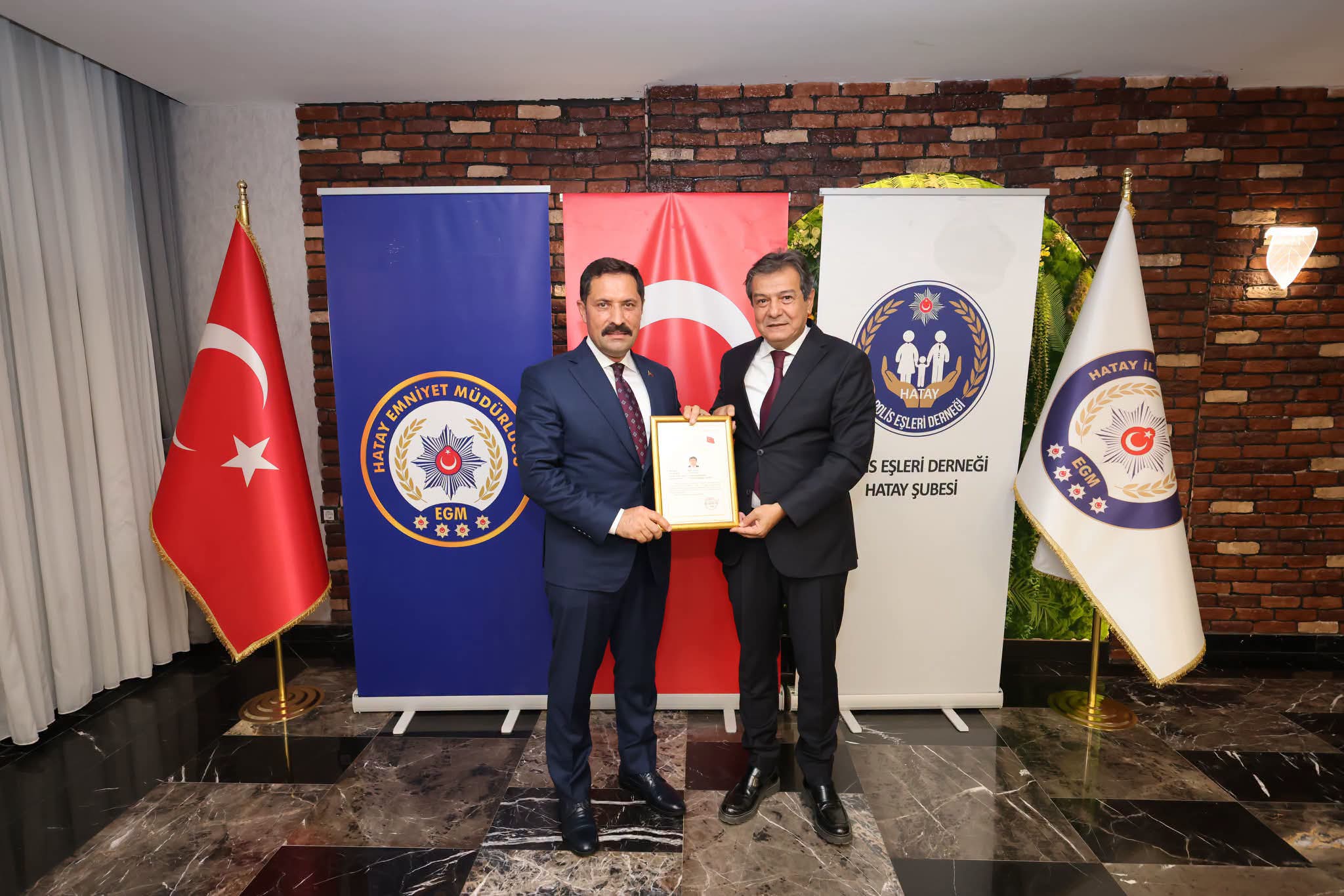 Hatay’da Emniyet Müdürü Rüştü Yılmaz’a Hatay’da Veda…