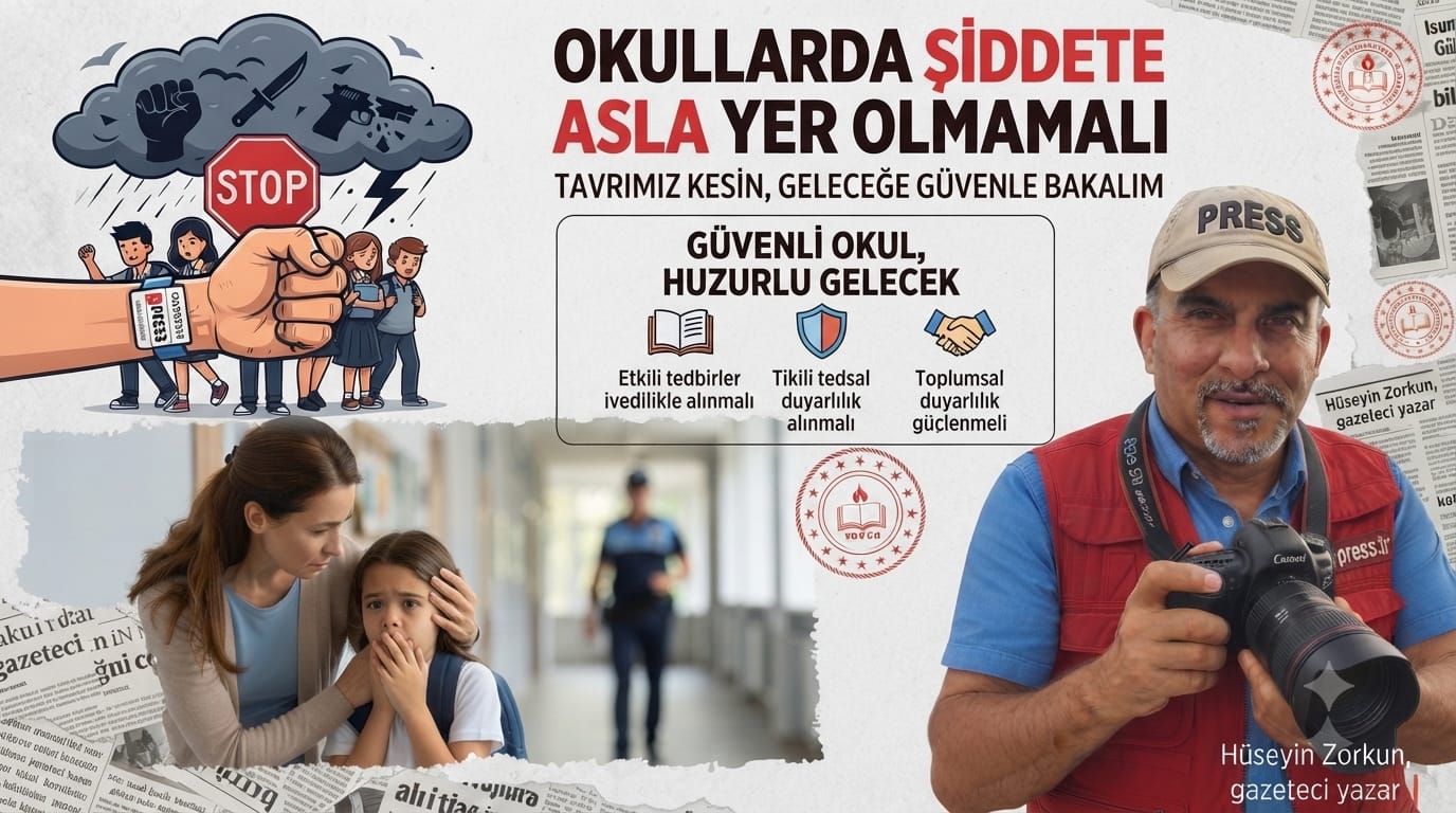 OKULLARDA ŞİDDETE ASLA YER OLMAMALI!